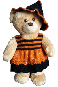 a halloween teddybear